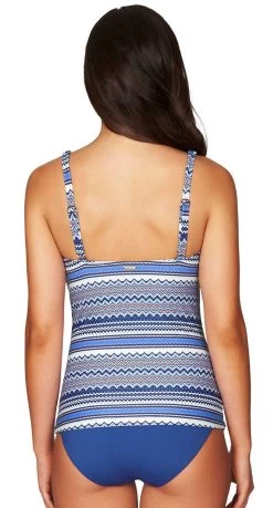 Sea Level Rosita Stripe D-DD Cup Fitting Tank Style Singlet Top -Swimwear Sale Store sl3112ra 2