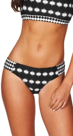 Sea Level Bandhani Spliced Regular Bikini Pant