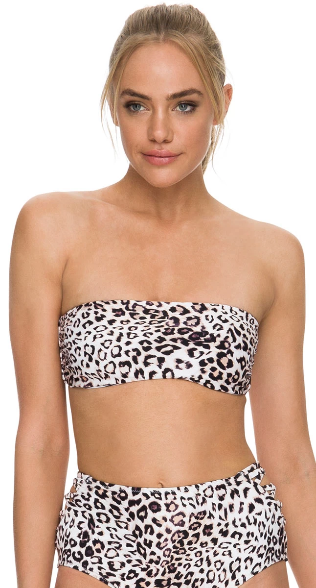 Sunseeker Panthera Seamless Bandeau Bikini Top 1 Sunseeker Panthera Seamless Bandeau Bikini Top