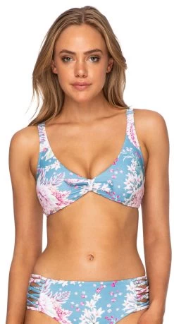Sunseeker Phoenix Scoop Tie Bralette - Clay