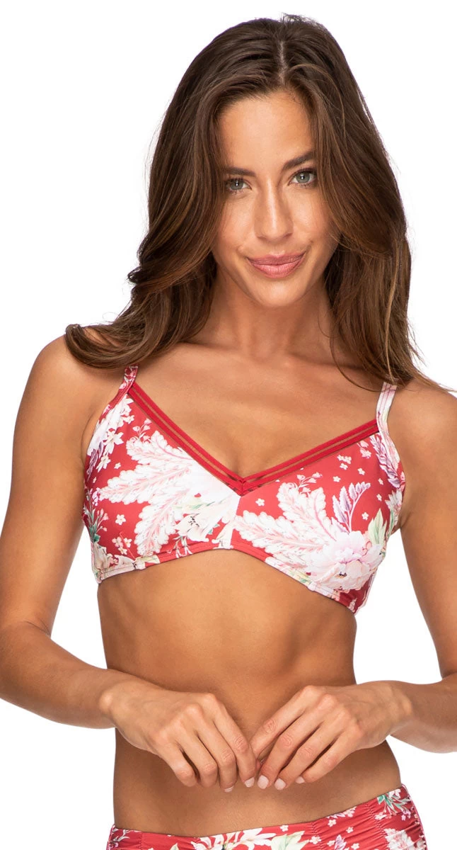 Sunseeker Phoenix DD/E Bralette Top - Chambray 1 Sunseeker Phoenix DD/E Bralette Top - Chambray