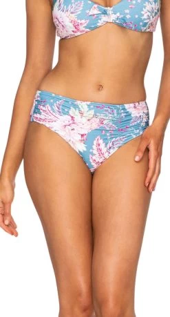 Sunseeker Phoenix Ruched Midrise Pant - Chambray