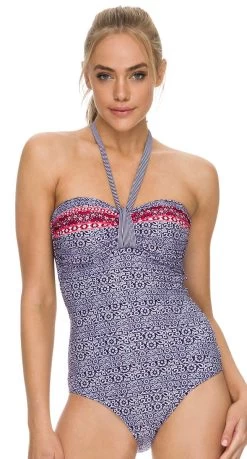 Sunseeker Tibet Bandeau One Piece Swimsuit