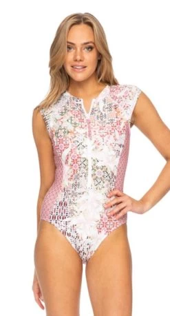 Sunseeker Fresco Seasport Cap Sleeve One Piece Swimsuit